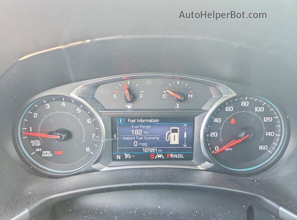 3GNAXKEV7LS683061 2020 CHEVROLET EQUINOX White Սարքավորումների վահանակի տեսք