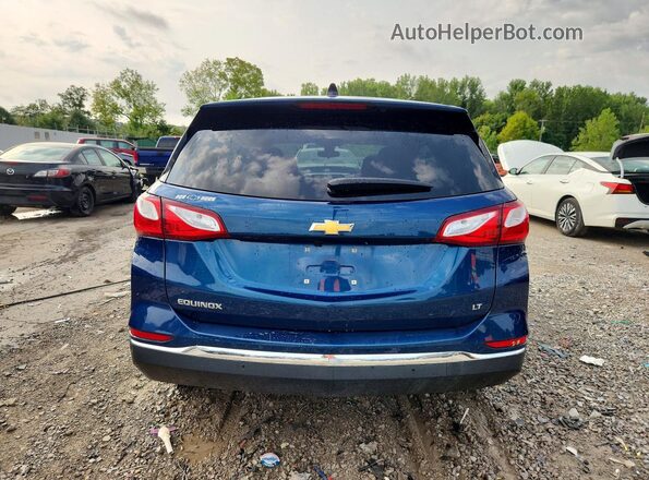 3GNAXKEV7ML383452 2021 CHEVROLET EQUINOX Blue Vista trasera