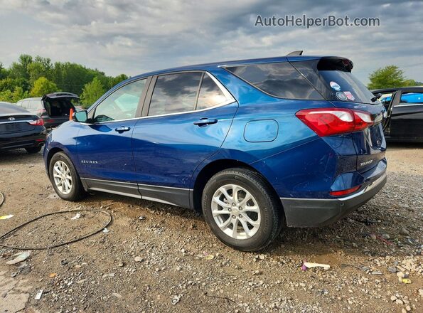 3GNAXKEV7ML383452 2021 CHEVROLET EQUINOX Blue Trasero izquierdo