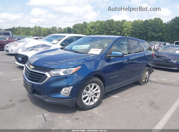 3GNAXKEV8LL186840 2020 CHEVROLET EQUINOX Blue Front left
