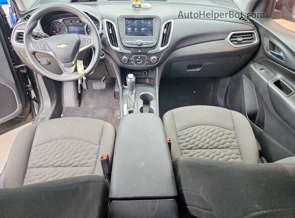 3GNAXKEV8LL197286 2020 CHEVROLET EQUINOX Black Widok deski rozdzielczej