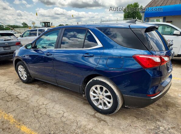 3GNAXKEV9ML305979 2021 CHEVROLET EQUINOX Blue Հետևի ձախ