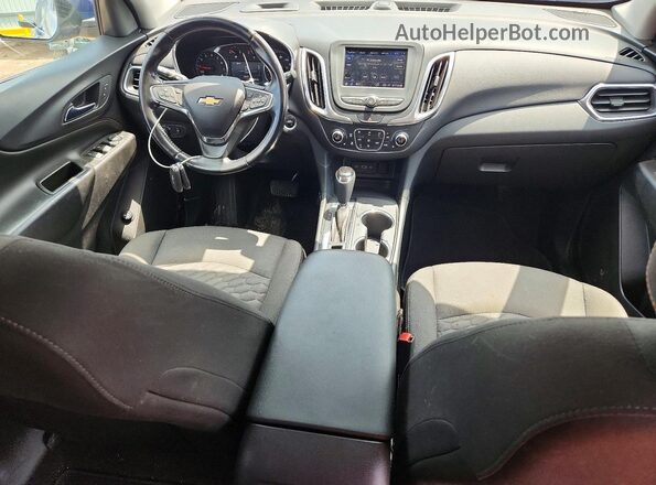 3GNAXKEV9ML305979 2021 CHEVROLET EQUINOX Blue Առջևի վահանակի տեսք