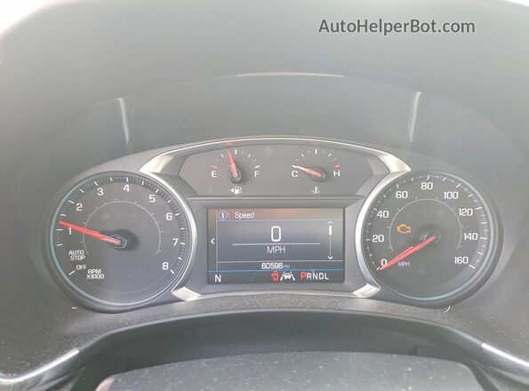3GNAXKEVXLL117812 2020 CHEVROLET EQUINOX Черный Вид щитка приборов