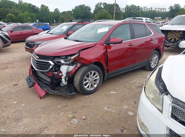 3GNAXKEVXML337808 2021 CHEVROLET EQUINOX Бордовый Передняя левая четверть
