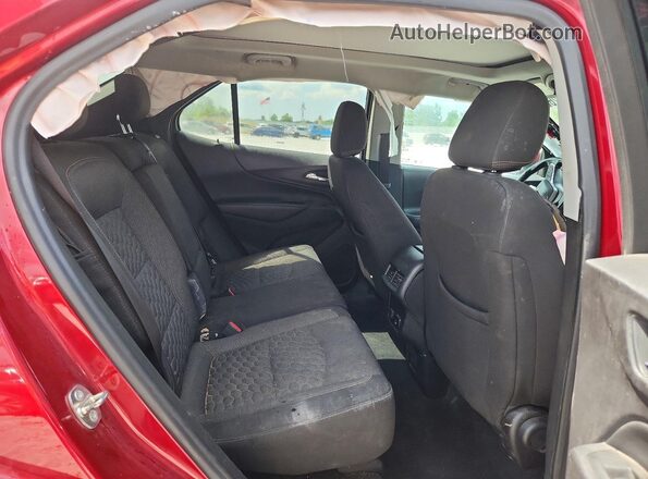 3GNAXKEX4JS612432 2018 CHEVROLET EQUINOX Red Вид задніх сидінь