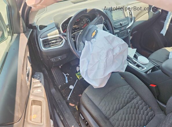 3GNAXKEX7JS625563 2018 CHEVROLET EQUINOX Gray Вид панелі приладів