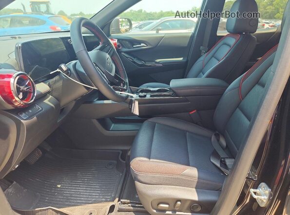 3GNAXLEG1SL191111 2025 CHEVROLET EQUINOX Черный Вид салона спереди