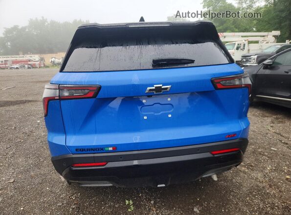 3GNAXLEG8SL176167 2025 CHEVROLET EQUINOX Blue Widok z tyłu
