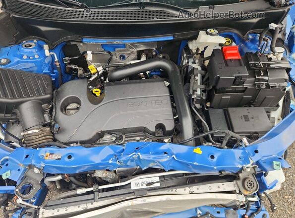 3GNAXLEG8SL176167 2025 CHEVROLET EQUINOX Blue Widok komory silnika
