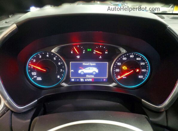 3GNAXLEX3LS542169 2020 CHEVROLET EQUINOX White Instrument cluster view