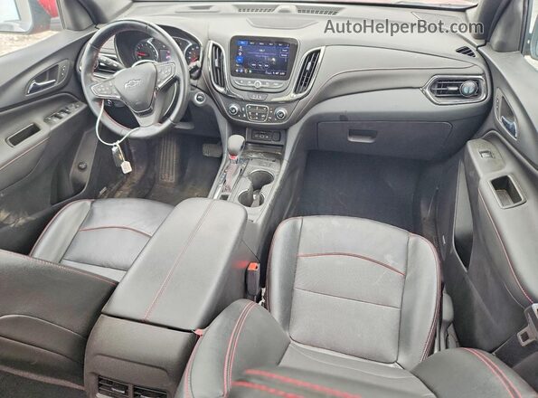 3GNAXMEG3PS153110 2023 CHEVROLET EQUINOX Red Widok deski rozdzielczej