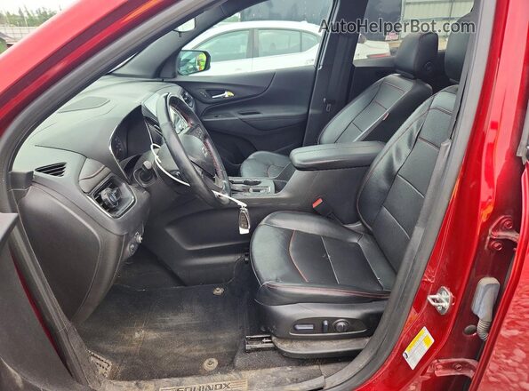 3GNAXMEG3PS153110 2023 CHEVROLET EQUINOX Red Widok wnętrza z przodu