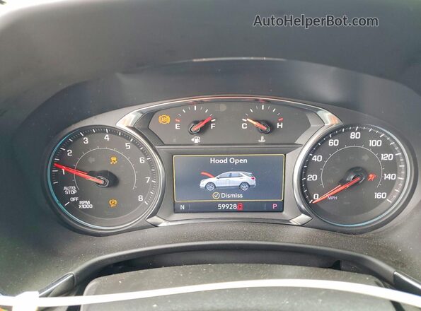 3GNAXMEGXPL237340 2023 CHEVROLET EQUINOX Black Вид щитка приладів