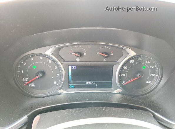 3GNAXMEV1JS535190 2018 CHEVROLET EQUINOX White Вид щитка приладів