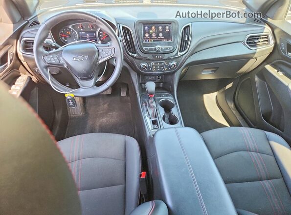 3GNAXMEV1NS229841 2022 CHEVROLET EQUINOX Blue Vista del salpicadero
