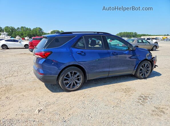 3GNAXMEV1NS229841 2022 CHEVROLET EQUINOX Blue Trasero derecho