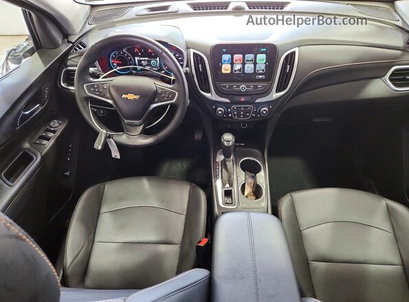 3GNAXMEV2JS538924 2018 CHEVROLET EQUINOX Синий Вид подкапотного пространства