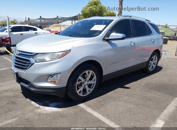 3GNAXMEV3JS623173 2018 CHEVROLET EQUINOX Silver Передня ліва чверть