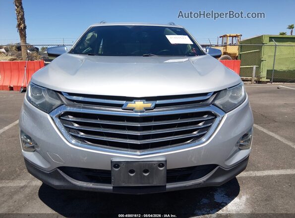 3GNAXMEV3JS623173 2018 CHEVROLET EQUINOX Silver Вид щитка приладів