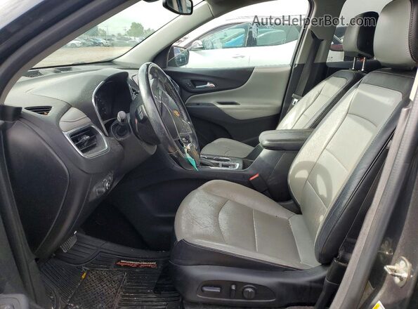 3GNAXMEV5JS524368 2018 CHEVROLET EQUINOX Gray წინა სალონის ხედი