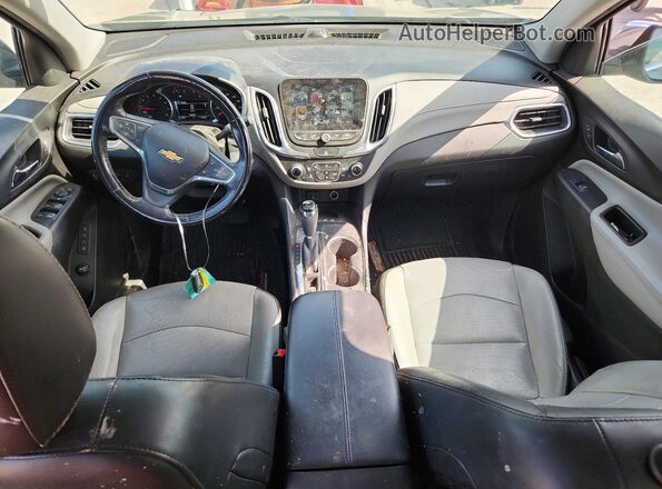 3GNAXMEV5JS524368 2018 CHEVROLET EQUINOX Gray წინა პანელის ხედი