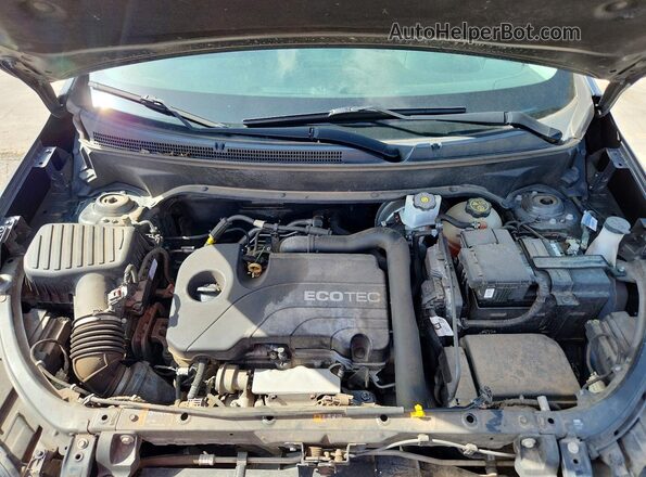 3GNAXMEV5JS524368 2018 CHEVROLET EQUINOX Gray ძრავის განყოფილების ხედი