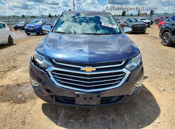 3GNAXMEV9JS547796 2018 CHEVROLET EQUINOX Blue Вид спереду