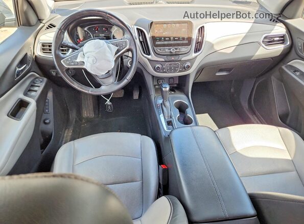 3GNAXMEV9JS547796 2018 CHEVROLET EQUINOX Blue Вид панелі приладів