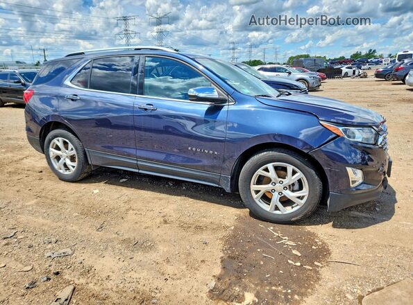 3GNAXMEV9JS547796 2018 CHEVROLET EQUINOX Blue Передня права чверть