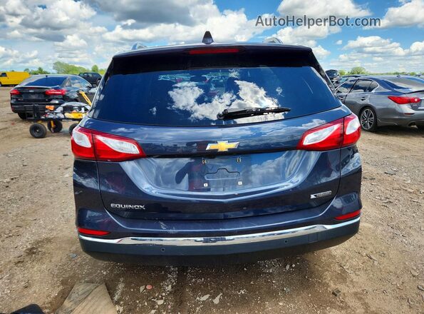 3GNAXMEV9JS547796 2018 CHEVROLET EQUINOX Blue Вид ззаду