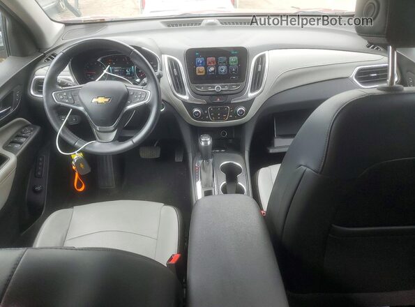 3GNAXNEX4JS615140 2018 CHEVROLET EQUINOX Red Dashboard view