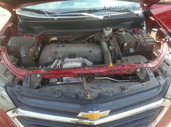 3GNAXNEX4JS615140 2018 CHEVROLET EQUINOX Red Engine compartment view