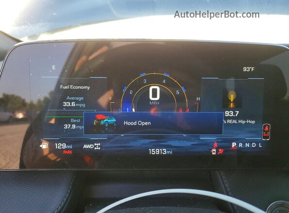 3GNAXPEG0TL280290 2026 CHEVROLET EQUINOX Blue Vista del cuadro de instrumentos