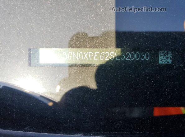 3GNAXPEG2SL320030 2025 CHEVROLET EQUINOX Black VIN կոդի պիտակի տեսք