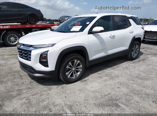 3GNAXPEG5SL323536 2025 CHEVROLET EQUINOX Белый Передняя левая четверть