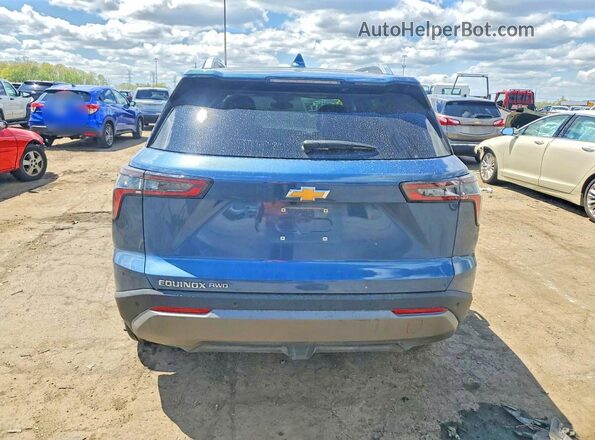 3GNAXPEG5SL331121 2025 CHEVROLET EQUINOX Blue Հետևի տեսք