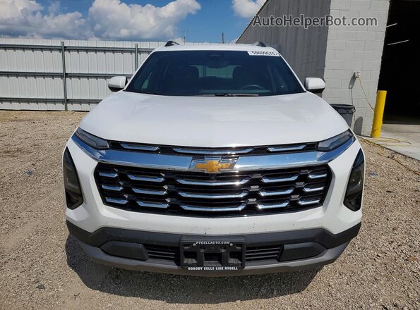 3GNAXPEG7SL242215 2025 CHEVROLET EQUINOX White Դիմացի տեսք