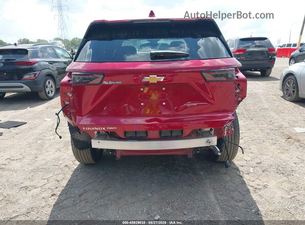 3GNAXPEG7TL433201 2026 CHEVROLET EQUINOX Red Вид спереду