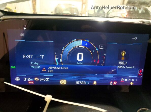 3GNAXPEG8SL317908 2025 CHEVROLET EQUINOX White Instrument cluster view