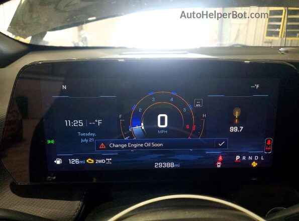 3GNAXPEG8SL321697 2025 CHEVROLET EQUINOX Black Սարքավորումների վահանակի տեսք
