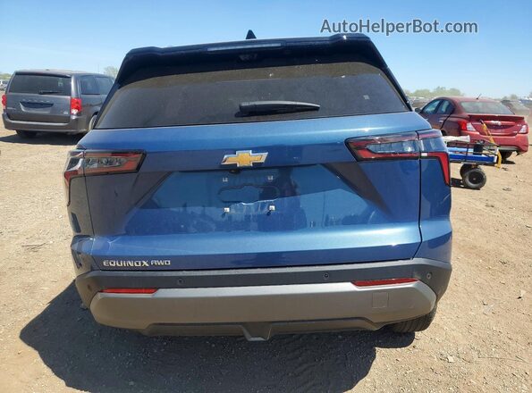3GNAXPEG9SL114722 2025 CHEVROLET EQUINOX Blue უკანა ხედი