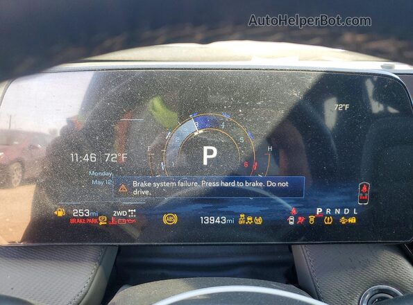 3GNAXPEG9SL114722 2025 CHEVROLET EQUINOX Blue ხელსაწყოთა პანელის ხედი