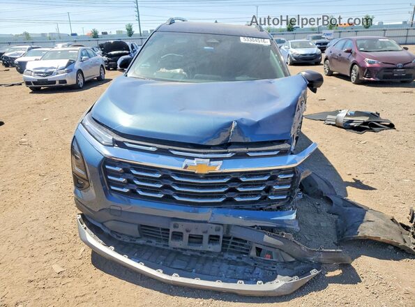 3GNAXPEG9SL114722 2025 CHEVROLET EQUINOX Blue წინა ხედი
