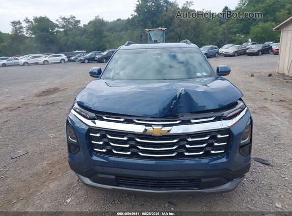3GNAXPEG9SL235136 2025 CHEVROLET EQUINOX Dark Blue ხელსაწყოთა პანელის ხედი