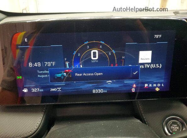 3GNAXPEG9TL349218 2026 CHEVROLET EQUINOX Gray Vista del cuadro de instrumentos