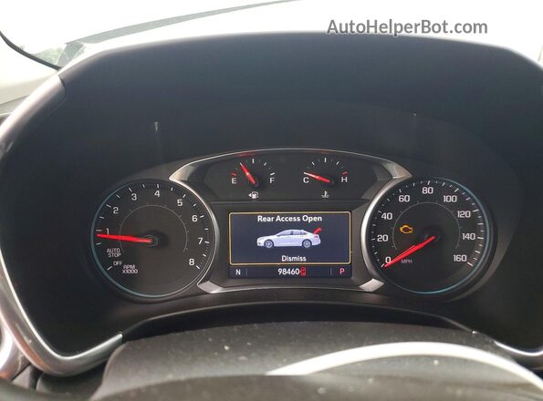 3GNAXPEX7KS631832 2019 CHEVROLET EQUINOX Silver ხელსაწყოთა პანელის ხედი