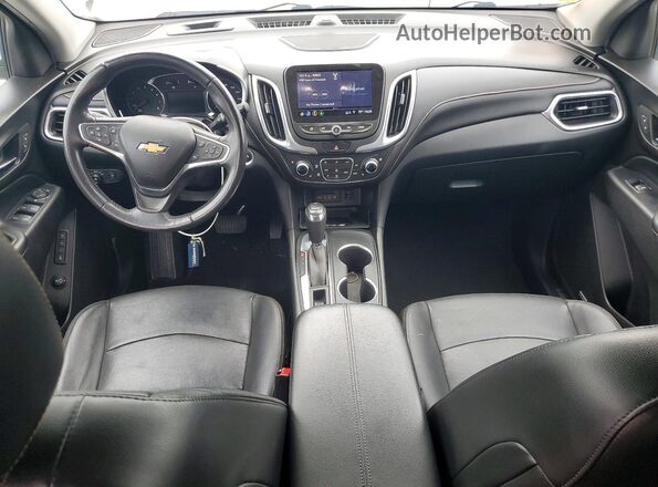 3GNAXPEX7KS631832 2019 CHEVROLET EQUINOX Silver წინა პანელის ხედი