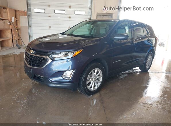 3GNAXREV4JS619257 2018 CHEVROLET EQUINOX Light Blue წინა მარცხენა ხედი სამი მეოთხედიდან