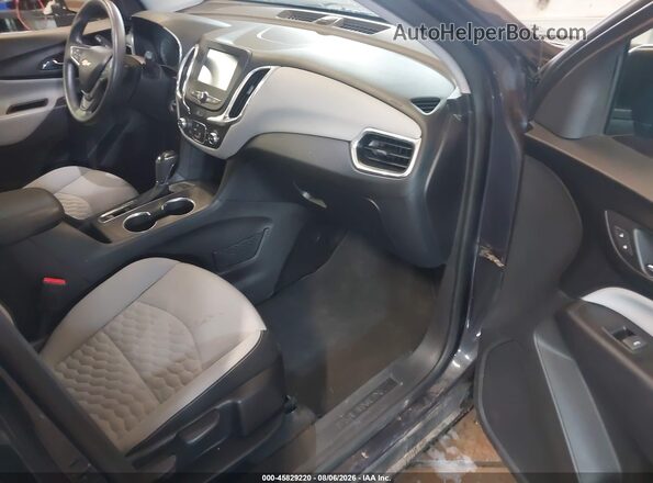 3GNAXREV4JS619257 2018 CHEVROLET EQUINOX Light Blue წინა სალონის ხედი